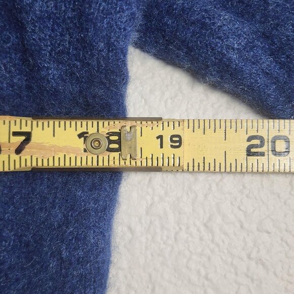 Article 365 Sweater Womens Large Blue 100% Cashmere V Neck Soft Knit Pullover - Picture 8 of 8